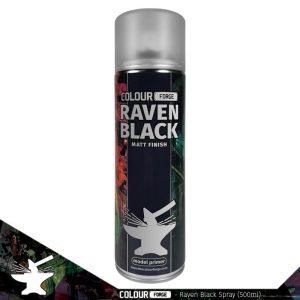 The Colour Forge    Colour Forge Spray: Raven Black (500ml) - TCF-SPR-027 - 5060843101932