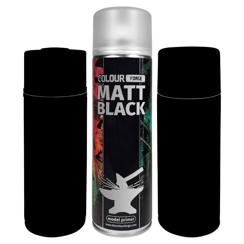 The Colour Forge    Colour Forge Spray: Matt Black (500ml) - TCF-SPR-001 - 5060843100508