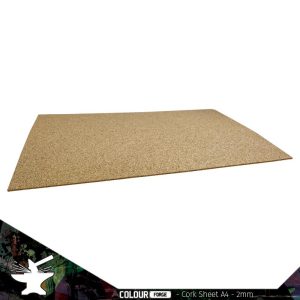 The Colour Forge    Cork Sheet 2mm A4 - TCF-BAS-014 - 5060843100874