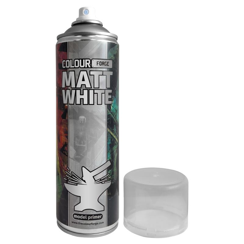 Specifically formulated to give exceptional, smooth coverage and a matt finish, providing a great foundation for paint to adhere to, whilst retaining all the details of each and every miniature on your hobby desk. The Colour Forge Colour Forge Spray: Matt White (500ml) - TCF-SPR-002 - 5060843100935