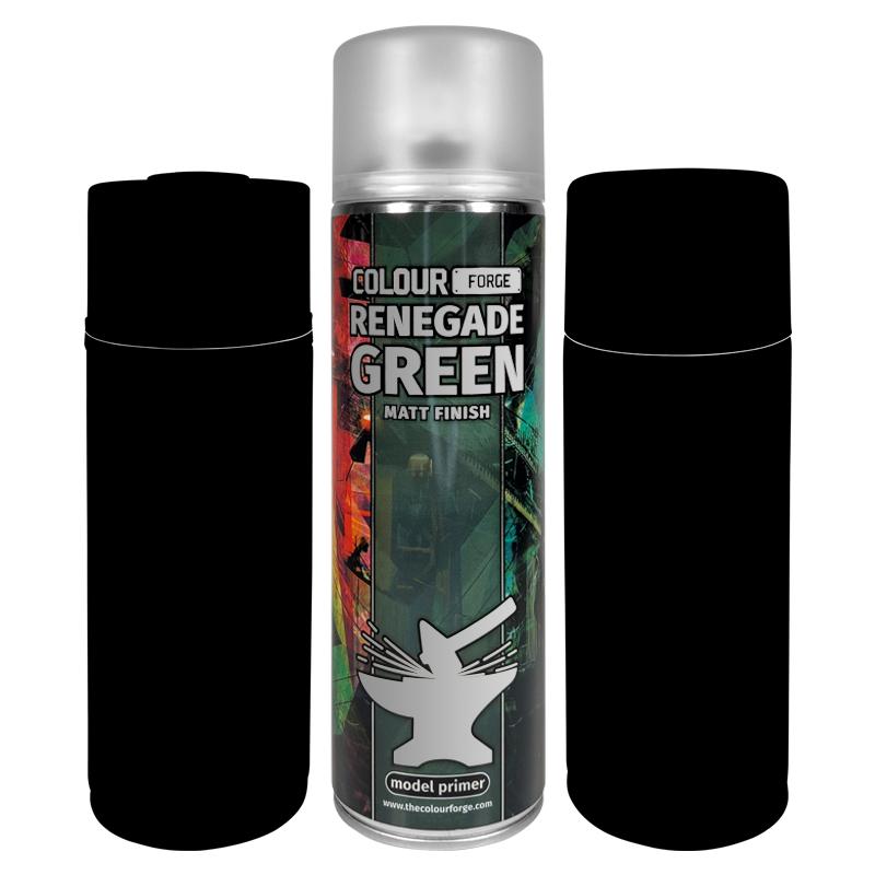 Our products are also made in the UK, giving us the ability to ensure stringent quality control over every can that comes off the production line, meaning the quality of each can is consistently high and up to the job. The Colour Forge    Colour Forge Spray: Renegade Green (500ml) - TCF-SPR-012 - 5060843101253