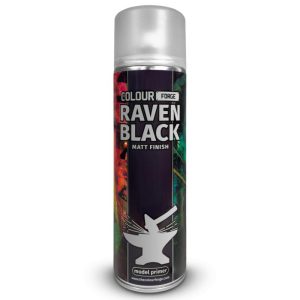 The Colour Forge    Colour Forge Spray: Raven Black (500ml) - TCF-SPR-027 - 5060843101932
