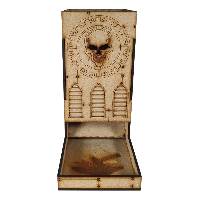 from precision cut 3mm MDF, this great looking accessory is sure to The Colour Forge Dice Tower - Sci-Fi - TCF-ACC-015 - 5060843102427