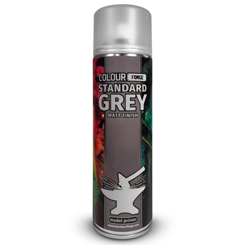 Colour Forge Standard Grey is a mid grey tone Spray Primer, a brilliant neutral mid-tone grey, with unending versatility. The Colour Forge Colour Forge Spray: Standard Grey (500ml) - TCF-SPR-003 - 5060843100942