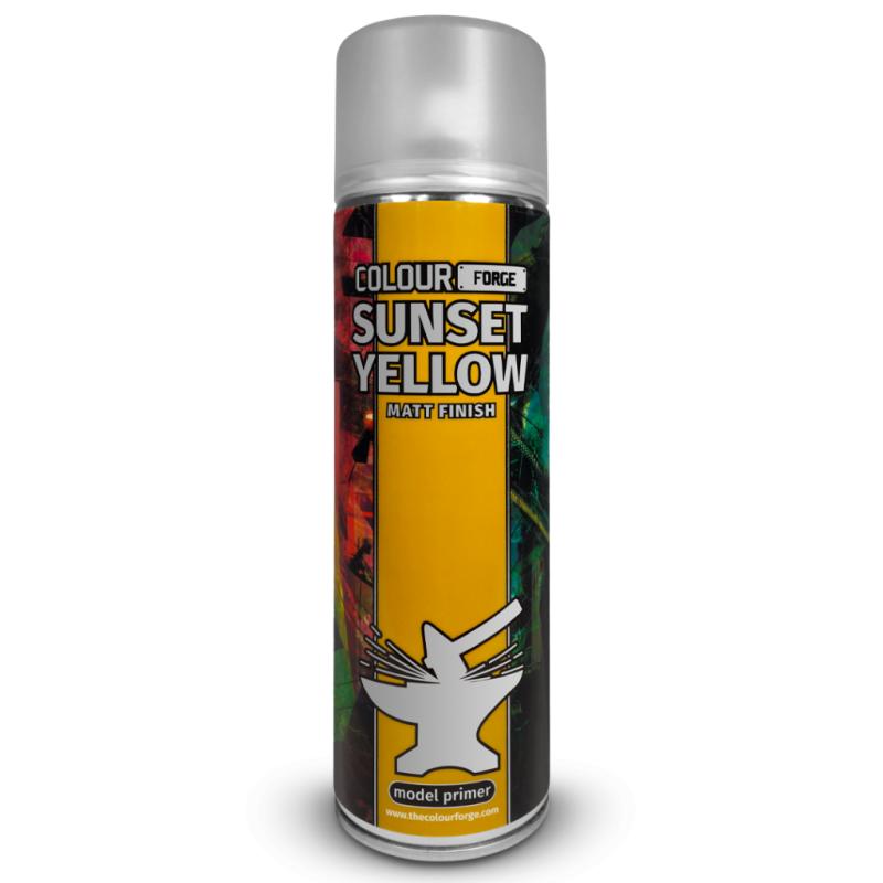 Colour Forge Sunset Yellow is a bright, saturated yellow Spray Primer, unlocks what was traditionally an extremely difficult colour to paint well. The Colour Forge Colour Forge Spray: Sunset Yellow (500ml) - TCF-SPR-021 - 5060843101345