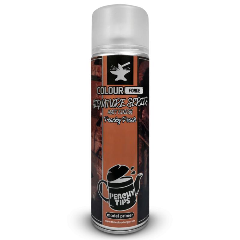 Colour Forge Peachy Peach is a great flesh mid-tone, a perfect base from which to build up a wide spectrum of skin tones paint schemes The Colour Forge Colour Forge Spray: Signature Series - Peachy Peach (500ml) - TCF-SPR-035 - 5060843104292