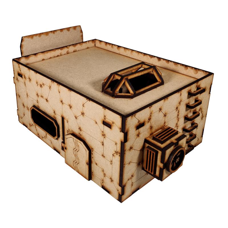 Dimensions: (Base width: 225mm) (Array width: 150mm) (Height: 95mm) The Colour Forge Sci-Fi Exchange - TCF-SCI-012 - 5060843101543