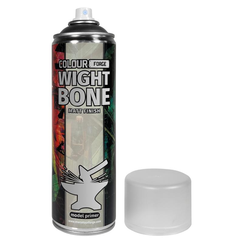 Specifically formulated to give exceptional, smooth coverage and a matt finish, providing a great foundation for paint to adhere to, whilst retaining all the details of each and every miniature on your hobby desk. The Colour Forge    Colour Forge Spray: Wight Bone (500ml) - TCF-SPR-007 - 5060843101215