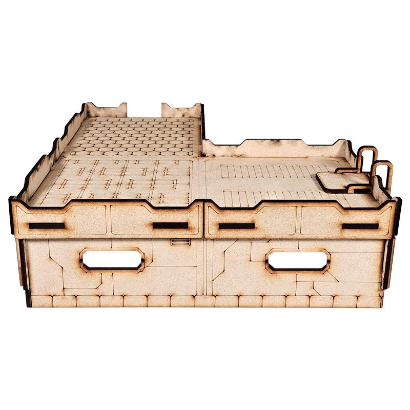 The Yutang - Shentang terrain kit can be used as a standalone piece of terrain of combined with others in the range to create larger structures. All of our Infinity terrain is interchangeable and modular. The Colour Forge Infinity Infinity Terrain - Yutang-Shentang - TCF-SCI-017 - 5060843103516