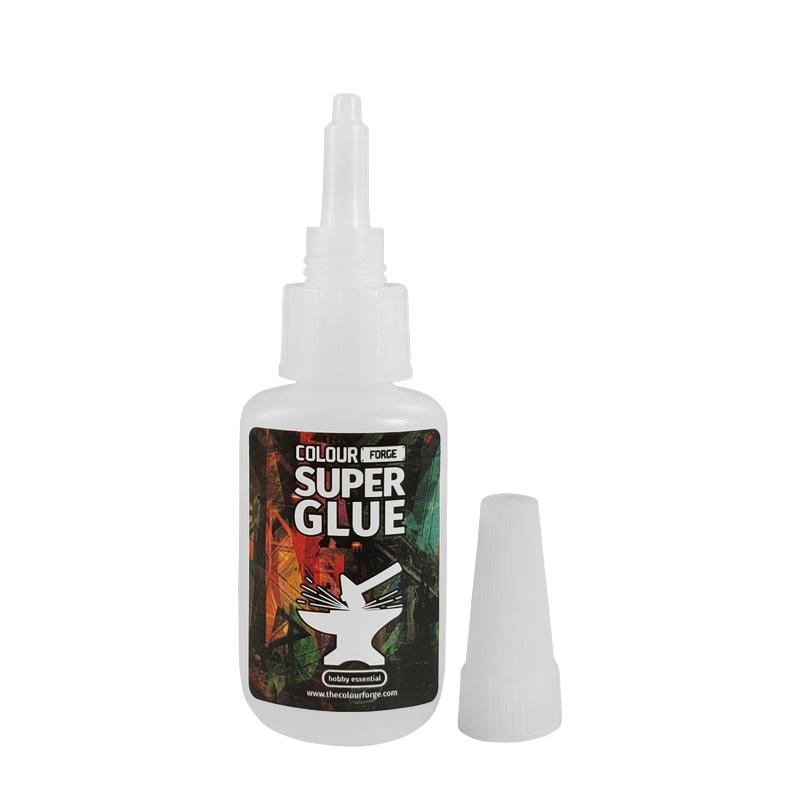 Super Glue or Cyanoacrylate is an essential for any hobby lover!Perfect for Plastic, Metal or Resin! Contains 20g of Super Glue in a screw-top bottle.This is a thin formula and works best when combined with our Precision Applicators.Please read safety information before using this product. The Colour Forge The Colour Forge Super Glue (thin) - TCF-SUP-001 - 5060843100348