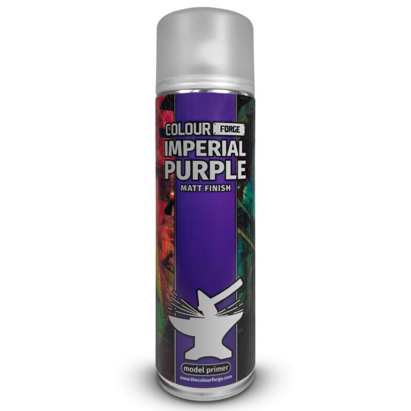 Colour Forge Imperial Purple is a rich purple Spray Primer, great for rich, royal robes and demonic space soldiers! The Colour Forge Colour Forge Spray: Imperial Purple (500ml) - TCF-SPR-024 - 5060843101376