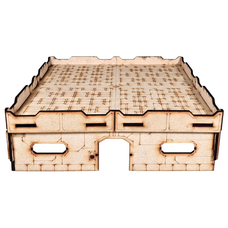 Made from laser cut precision 3mm MDF, this kit is easy to assemble and has optional magnetisation points for the doors and windows. The Colour Forge Infinity Infinity Terrain - Svalarheima - TCF-SCI-018 - 5060843103523