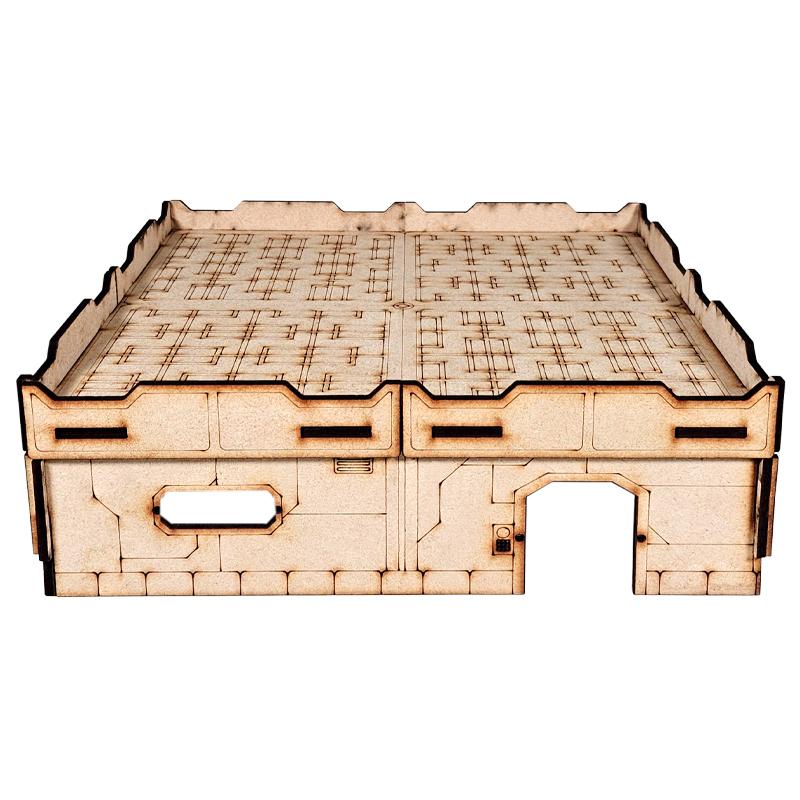 The Svalarheima terrain kit can be used as a standalone piece of terrain of combined with others in the range to create larger structures. All of our Infinity terrain is interchangeable and modular. The Colour Forge Infinity Infinity Terrain - Svalarheima - TCF-SCI-018 - 5060843103523