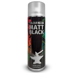 The Colour Forge    Colour Forge Spray: Matt Black (500ml) - TCF-SPR-001 - 5060843100508