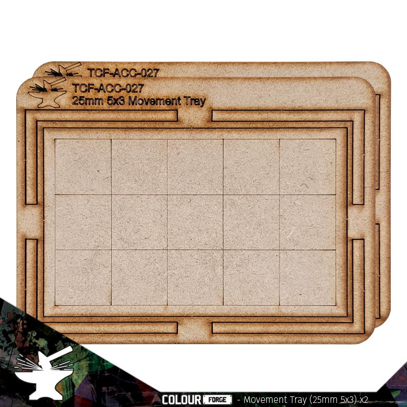 Movement Tray 25mm (5 x 3) The Colour Forge Movement Tray 25mm (5 x 3) - TCF-ACC-027 - 5060843103653