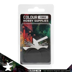 The Colour Forge Self-adhesive magnetic discs 32mm x10 - TCF-MDI-003 - 5060843101420