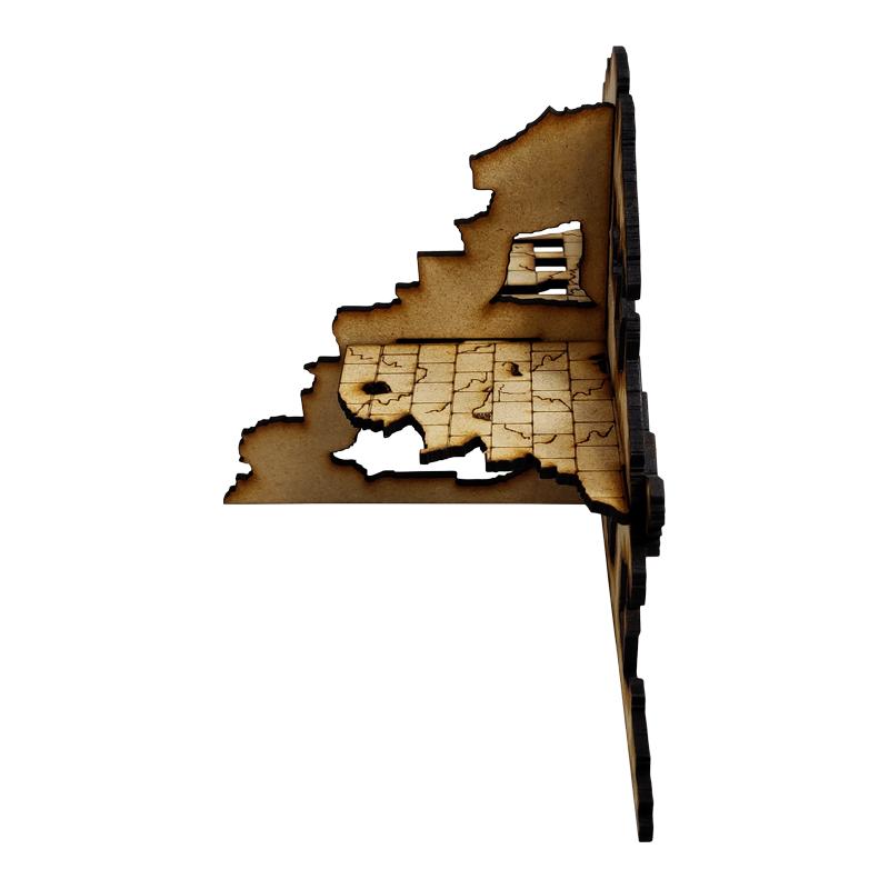 Sector Sept is a sci-fi terrain set designed for use with Warhammer 40,000, Infinity and much more!Dimensions: (Width: 220mm) (Depth: 110mm) (Height: 120mm)This quick and easy to assemble kit is made from 3mm mdf and is cut with precision to ensure minimal effort removing it from the sprue.This kit requires assembly. Models shown for scale and not included. The Colour Forge Sector Sept Ruins #2 - TCF-SSR-002 - 5060843101505