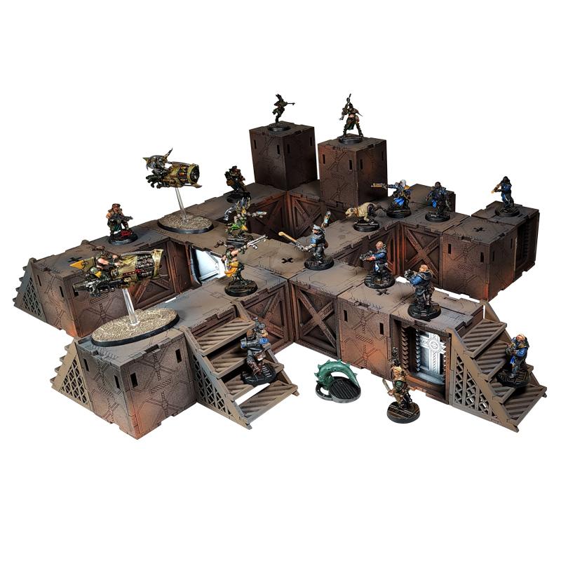 games. Whether you're creating tight corridor fights or sprawling The Colour Forge Underforge - Modular Terrain Core Set - TCF-SCI-020 - 5060843104629