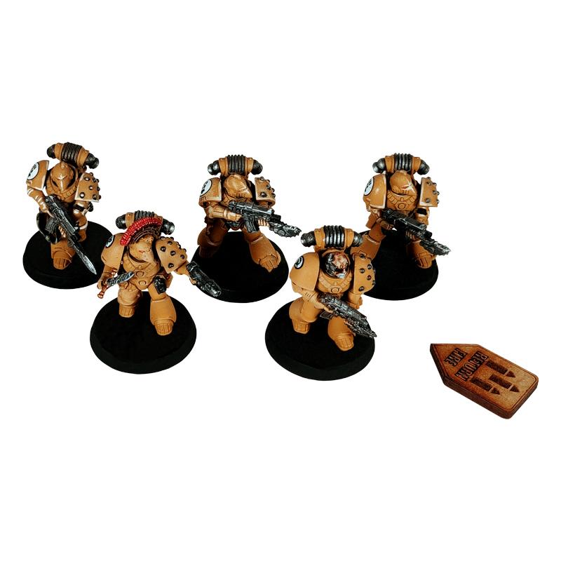 Heresy Reaction Marker SetThe Heresy Reaction Marker Set from the Colour Forge is the perfect addition to any of your heretical shenanigans on the gaming table! Made from precision laser cut 3mm MDF, this set of tokens will be indispensable in helping you track all of those different reactions that occur in game. The Heresy Reaction Marker Set comprises :-X2 Advance markersX2 Withdraw markersX2 Return Fire markersX2 Evade markersX2 Overwatch markersX2 Hold The Line markersX2 Combat Air Patrol markersX2 Death Or Glory markersX7 Interceptor markersX1 Legion markerDimensions - 167mm x 114mm x 3mm The Colour Forge Heresy Reaction Marker Set - TCF-ACC-020 - 5060843103455