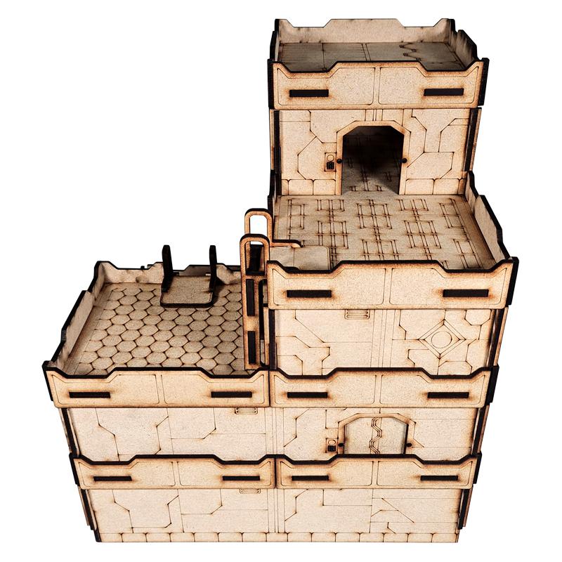 The Paradiso terrain kit contains the Bourak, Varuna, Yutang - Shentang and Svalarheima terrain kits which can be combined to make a multi-tiered terrain piece perfect for your game of Infinity. Made from laser cut precision 3mm MDF, this kit is easy to The Colour Forge Infinity Infinity Terrain - Paradiso - TCF-SCI-019 - 5060843103530