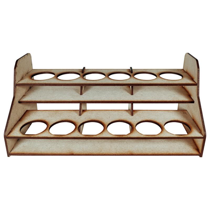 to sit comfortably on desks of any size they are perfect for keeping The Colour Forge Compact Paint Rack (Large Pots 30ml-40ml) - TCF-ACC-011 - 5060843102380