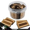 These bases are a fantastic value way to base a full army of miniatures without breaking the bank!They are made from 3mm MDF and supplied in a strong stack-able container.Contents:Size - 50x25mm with 3mm spacingShape - RectangularQuantity - 35Packaging - reusable plastic container with lid The Colour Forge MDF Bases - 50x25mm Rectangular - 3mm spacing (35) - TCF-MDF-50253MMR - 5060843103639