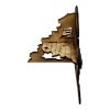 Sector Sept is a sci-fi terrain set designed for use with Warhammer 40,000, Infinity and much more!Dimensions: (Width: 220mm) (Depth: 110mm) (Height: 120mm)This quick and easy to assemble kit is made from 3mm mdf and is cut with precision to ensure minimal effort removing it from the sprue.This kit requires assembly. Models shown for scale and not included. The Colour Forge Sector Sept Ruins #2 - TCF-SSR-002 - 5060843101505