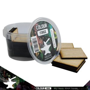 The Colour Forge MDF Bases - 50mm Square (14) - TCF-MDF-50S - 5060843100454