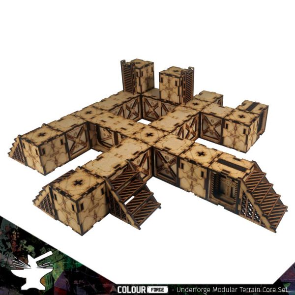 Underforge - Modular Terrain Set The Colour Forge Underforge - Modular Terrain Core Set - TCF-SCI-020 - 5060843104629