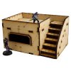 This Sci-Fi Hab Block Delta kit is the perfect addition to any 25-32mm sci-fi table!Dimensions: (Width:145mm) (Depth: 103mm) (Height: 82mm)This quick and easy to assemble kit is made from 3mm mdf and is cut with precision to ensure minimal effort removing it from the sprue.The door contains 2 holes for magnets, these measure 2mm wide by 3mm deep, there is a similar hole on the door frame. The roof is completely removable for access during gaming and modelling.This kit requires assembly. The Colour Forge Sci-Fi Hab Block Bravo - TCF-SCI-002 - 5060843100522