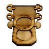 Can you name ANYTHING worse than spilling a brand new pot of Nuln Oil? We didn't think so.Let that be a thing of the past with our No Spills pot and brush holder.This gadget will save you time and money when painting by reducing the amount of time you spend mopping up puddles of liquid gold.PLUS it comes with handy brush holders that clip onto the side so your wash brushes are never far away!Precision cut from 3mm MDF. This kit is supplied unassembled.Pleae note, brushes and paint are not included. The Colour Forge No Spills - Paint Pot Holder - TCF-ACC-006 - 5060843100638