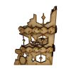 Sector Sept is a sci-fi terrain set designed for use with Warhammer 40,000, Infinity and much more!Dimensions: (Width: 110mm) (Depth: 110mm) (Height: 155mm)This quick and easy to assemble kit is made from 3mm mdf and is cut with precision to ensure minimal effort removing it from the sprue.This kit requires assembly. Models shown for scale and not included. The Colour Forge Sector Sept Ruins #1 - TCF-SSR-001 - 5060843101499