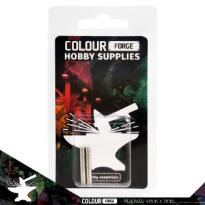 The Colour Forge 4x1mm Neodymium Magnets (N35) (50) - TCF-N35-41 - 5060843100058