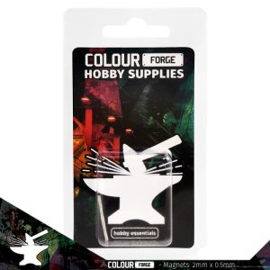 The Colour Forge 2x0.5mm Neodymium Magnets (N52) (50) - TCF-N52-205 - 5060843100003