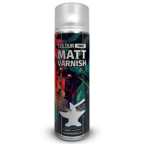 Colour Forge Matt Varnish is a clear coat Technical Spray, designed to protect your completed paint schemes forever. The Colour Forge Colour Forge Spray: Matt Varnish (500ml) - TCF-SPR-004 - 5060843100959