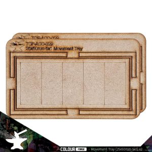 The Colour Forge    Movement Tray 25x50mm (5 x 1) - TCF-ACC-029 - 5060843103677
