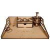 The Compact Hobby Station is an ideal upgrade for your hobby space.Features include:- Paint rack (multiple options provided)- "No Spills" paint pot holder- Mug o' Brush stand- Bitz drawThe kit can be assembled to accommodate dropper bottle or flip top paints. On the left and right there are spaces for the brush stand and a water pot and the kit has been designed for either left or right hand orientation. The Colour Forge Compact Hobby Station - TCF-ACC-008 - 5060843101864