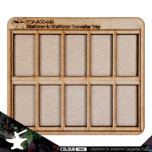 The Colour Forge Converter Movement Tray 25x50mm to 30x60mm (5x2) - TCF-ACC-040 - 5060843103783