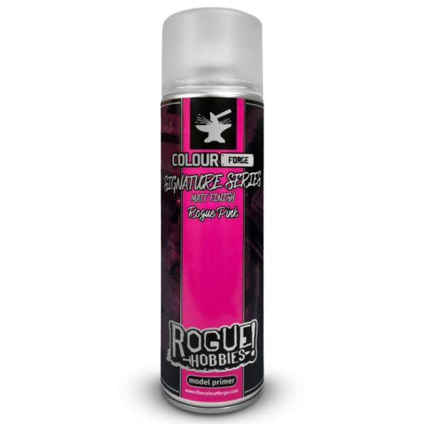 Colour Forge Rogue Pink is a very vibrant colour, perfect for painting pinks, yellows, and more! The Colour Forge Colour Forge Spray: Signature Series - Rogue Pink (500ml) - TCF-SPR-038 - 5060843104322
