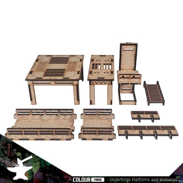 Underforge - Platforms and Walkways The Colour Forge Underforge - Platforms and Walkways - TCF-SCI-021 - 5060843104636
