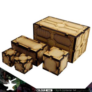 The Colour Forge Sci-Fi Container Set - TCF-SCI-011 - 5060843100775