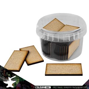 The Colour Forge MDF Bases - 60x30mm Rectangular (24) - TCF-MDF-6030R - 5060843103547