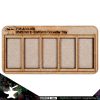 Converter Movement Tray 25x50mm to 30x60mm (5x1)The perfect way to save you form having to rebase those classic miniatures, these movement trays allow you to use 25x50mm Based miniatures with the spacing of 30x60mm. Each tray is made from 3mm thick MDF parts which can be easily stuck together with white glue. The Colour Forge Converter Movement Tray 25x50mm to 30x60mm (5x1) - TCF-ACC-039 - 5060843103776