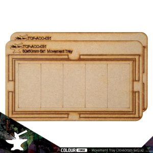 The Colour Forge Movement Tray: 30x60mm (1x5) - TCF-ACC-031 - 5060843103691