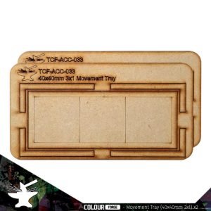 The Colour Forge Movement Tray: 40mm (1x3) - TCF-ACC-033 - 5060843103714