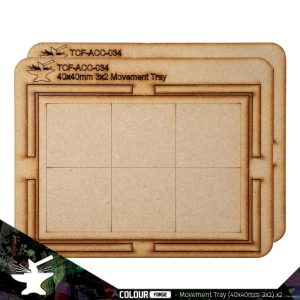 The Colour Forge Movement Tray: 40mm (2x3) - TCF-ACC-034 - 5060843103721
