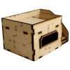 This Sci-Fi Hab Block Delta kit is the perfect addition to any 25-32mm sci-fi table!Dimensions: (Width:145mm) (Depth: 103mm) (Height: 82mm)This quick and easy to assemble kit is made from 3mm mdf and is cut with precision to ensure minimal effort removing it from the sprue.The door contains 2 holes for magnets, these measure 2mm wide by 3mm deep, there is a similar hole on the door frame. The roof is completely removable for access during gaming and modelling.This kit requires assembly. The Colour Forge Sci-Fi Hab Block Bravo - TCF-SCI-002 - 5060843100522