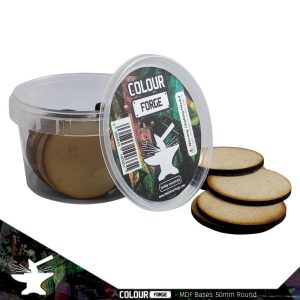The Colour Forge MDF Bases - 50mm Round (17) - TCF-MDF-50R - 5060843100393