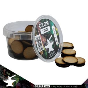The Colour Forge MDF Bases - 28.5mm Round (75) - TCF-MDF-28R - 5060843100362
