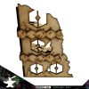 Sector Sept is a sci-fi terrain set designed for use with Warhammer 40,000, Infinity and much more!Dimensions: (Width: 110mm) (Depth: 110mm) (Height: 155mm)This quick and easy to assemble kit is made from 3mm mdf and is cut with precision to ensure minimal effort removing it from the sprue.This kit requires assembly. Models shown for scale and not included. The Colour Forge Sector Sept Ruins #1 - TCF-SSR-001 - 5060843101499